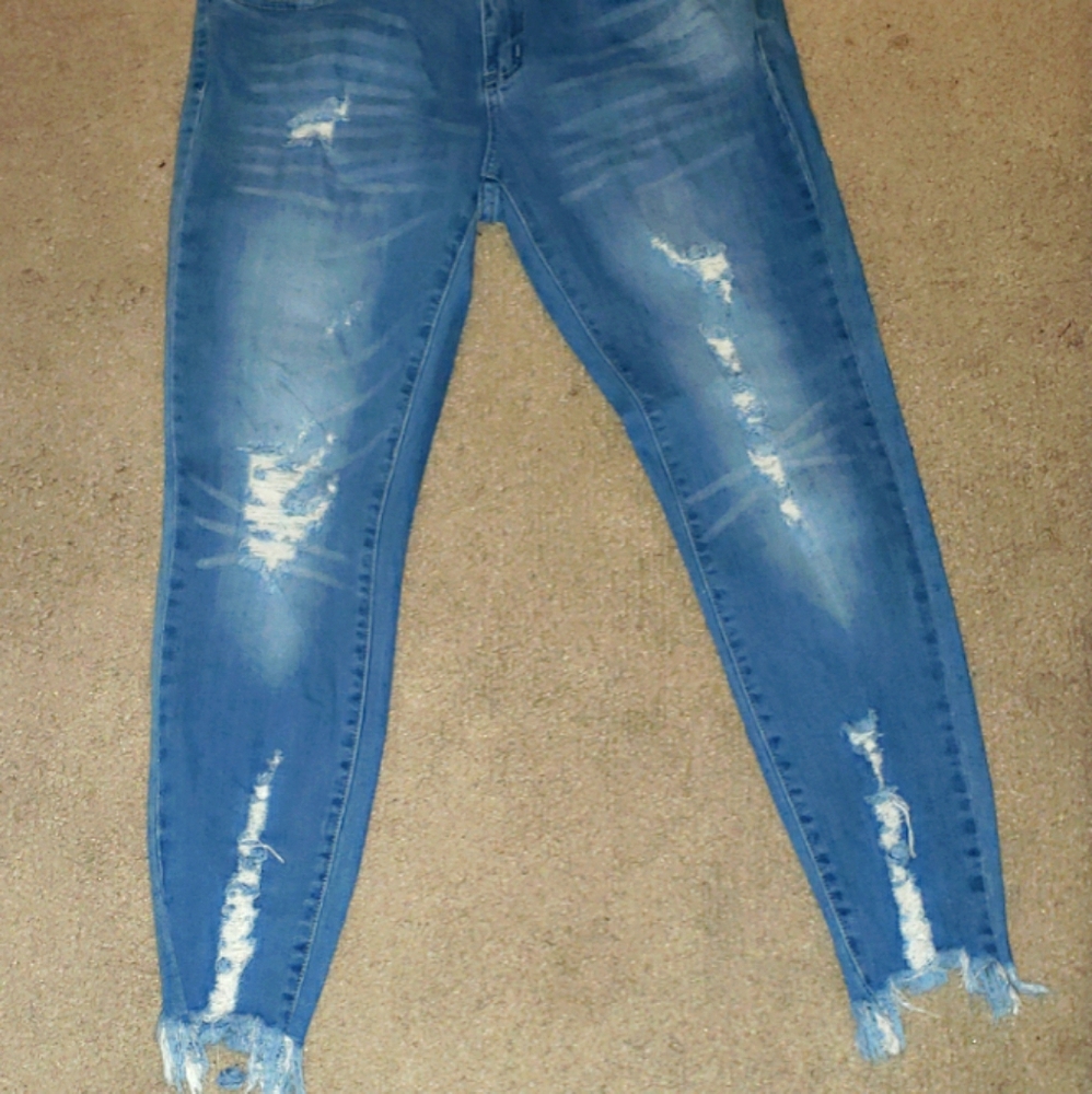 Cropped denim